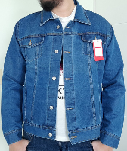 Chaqueta Clasica En Jean Para Hombre Producto Colombiano Calidad Premium Tipo Exportacion