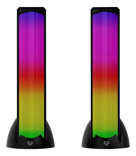 Bocina Balam Rush Usb Gamer Bt Canales Rgb Glimm Tower Bg575