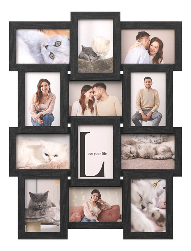 Set 12pcs Cuadros Collage Pared Fotos Songmics Casa 