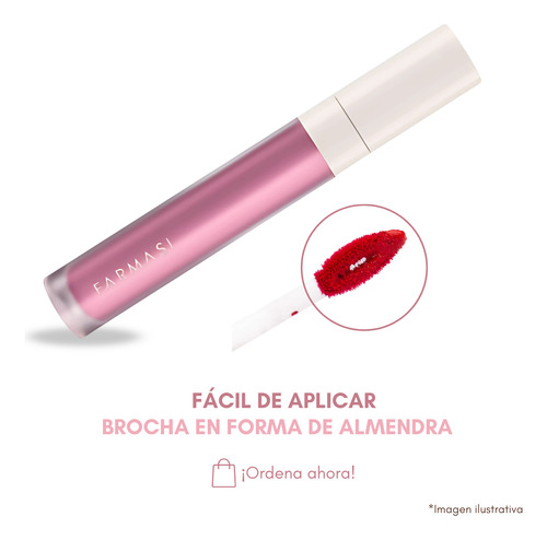 Labial Líquido Mate Farmasi - Larga Duración Y Color Intenso 19 Tongue Tied
