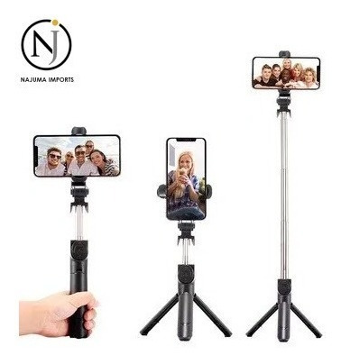 Palo Selfie Tripode Control Bt Luz Led Lente Ojo Pez Tik Tok