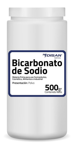 Imagen 1 de 1 de Bicarbonato De Sodio 500 Gr