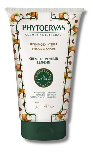 Creme P/pentear Leave-in Hidratacao Intensa Phytoervas 150ml