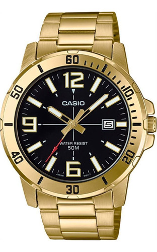 Reloj Deportivo Analogico Casual De Tono Dorado Enticer Para