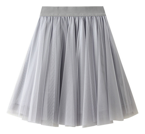 Slimming Short A Line Gauze Skirt