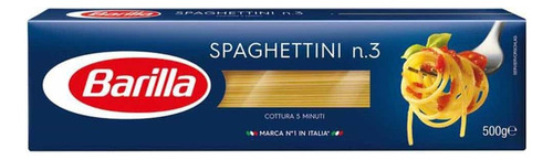 Fideos Italianos Pasta Barilla - Spaghettini 500g