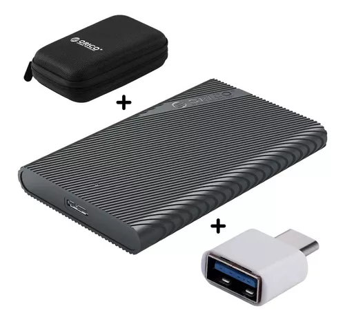 SSD portátil externo 2530s de 120 GB, USB 3.0, bolsa y adaptador