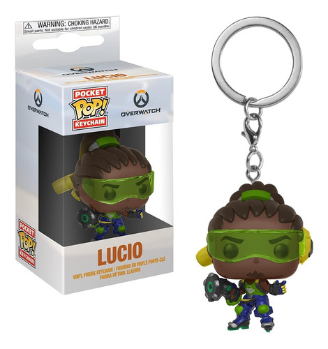 Funko Pop Llavero Lucio Overwatch Figura Pocket