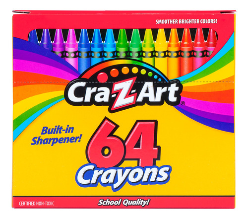 Creyones De Cera Cra-z-art 64 Creyones