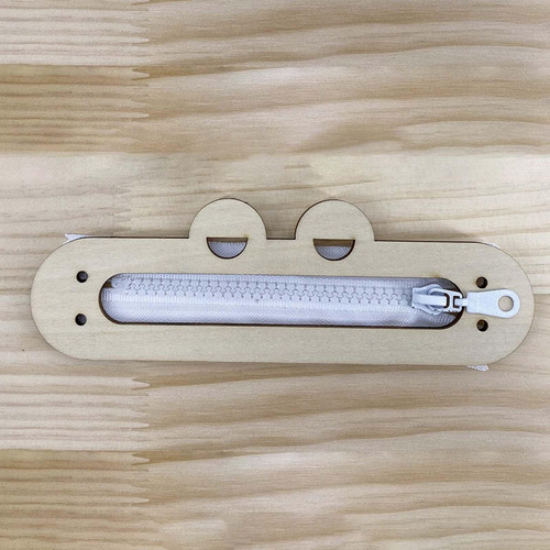 Busy Board Accesorios Cremallera Juguete Sensorial De Madera