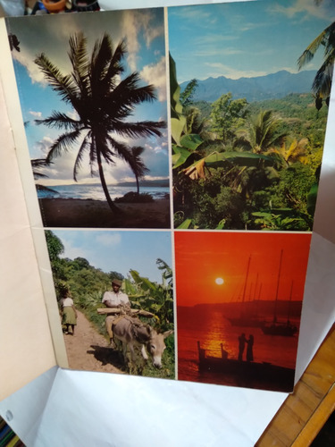 Jamaica- 32 Postales- Retro-1980-a Picture Souvenir-coleccio