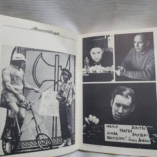 Scuola E Teatro Dimitri Edizioni Benteli Berna 1988 Italiano