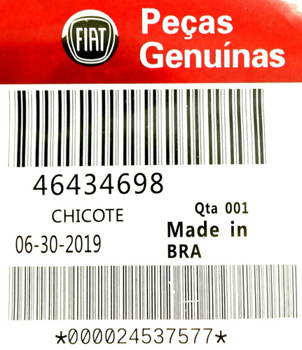 Cable Bujia Fiat Uno Palio Siena Mpi 1.3 8v Brazil 46434698