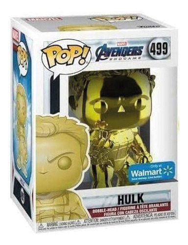 Funko Pop - Pop! Marvel - Hulk (amarillo) No. 499 Walmart