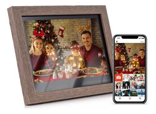 Marco De Fotos Digital Automático Con Pantalla Wifi 10.1 And