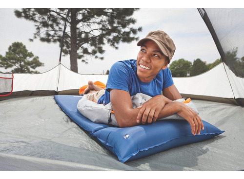 Almohadilla Auto-inflable Para Acampar Con Almohada Adjunta