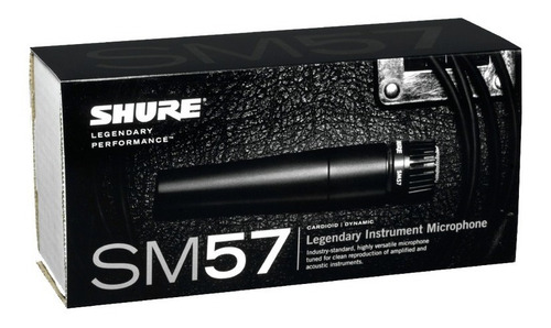 Imagem 6 de 6 de Microfone Shure Sm57 Garantia 2 Anos Shure Original Proshows