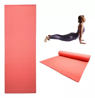Tapete Yoga Pilates Fitness Antiderrapante Gym 6mm Espesor