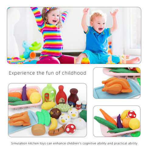 42-piece Mini Kids Cooking House Playset