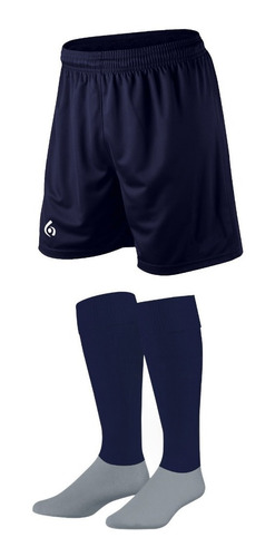 Kit X 10: Shorts + Medias Stripes Gol De Oro Pro Elite