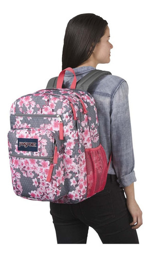 Mochila Jansport Big Student Con Flores