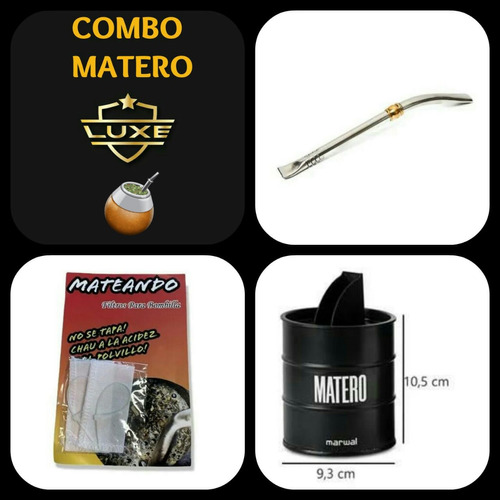 De Luxe ! Combo Matero!bombilla Pico Lo - Kg a $262