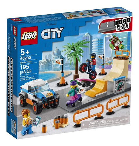 Lego 60290 City Ciudad Skate Park Kit De Construcción
