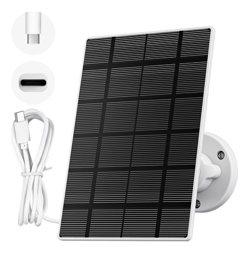 Zumimall Panel Solar Para Camara De Seguridad Inalambrica Pa