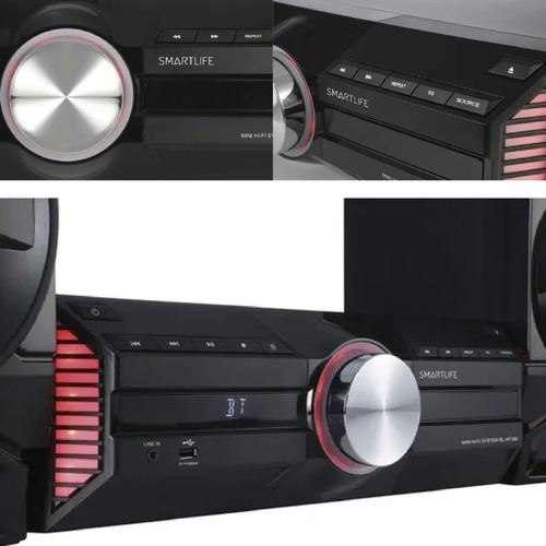 Imagen 4 de 6 de Minicomponente Smartlife 360w Blt/cd Sl-hf360