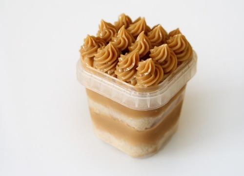 Imagem 3 de 4 de Pote Quadrado Bolo No Pote Doce 220 Ml Freezer 100 Und