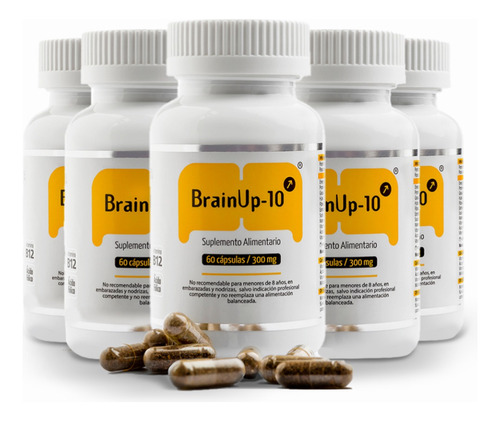 Vitamina Brainup10 Pack 5 Meses Antioxidante Shilajit Andino