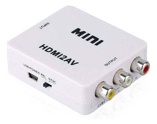 Cable Adaptador Convertidor Hdmi A Rca Audio Video