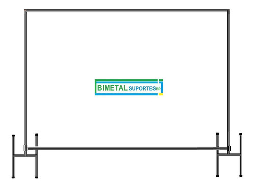 Estrutura Suporte Banner Backdrop 3x3 Regulável Profissional