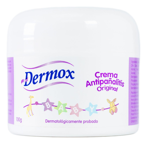 Crema Antipañalitis Dermox Baby X 100 G