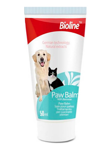 Balsamo Patas Crema Patita Cojinetes Humectante Bioline 50ml