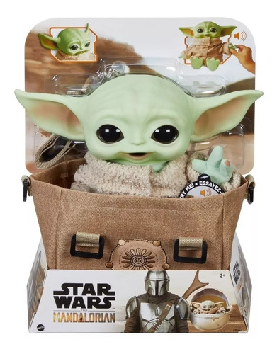 The Mandalorian Peluche Baby Yoda En Mochila Grogu 28cm