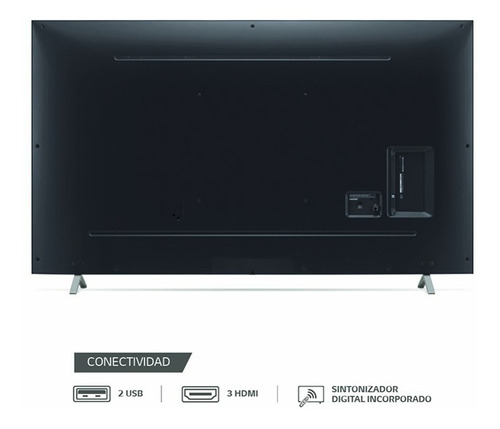 Imagen 3 de 3 de Tv LG Uhd 50 4k Smart Thinq Ai 50up7750psb (2021)