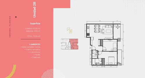 Departamento - Florida Belgrano-oeste