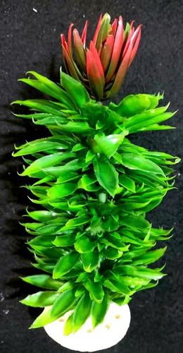 Adorno, Planta Artificial Para Acuario/ Terrario, Aloe 15 Cm