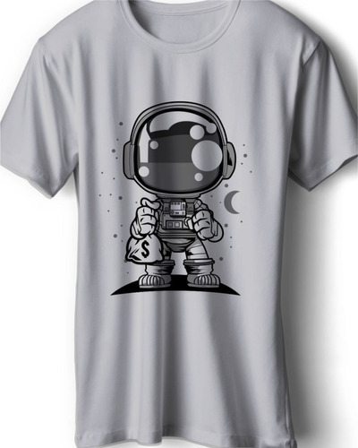 Remeras Remelotas Para Nenes De Astronauta Con Dinero - 0903