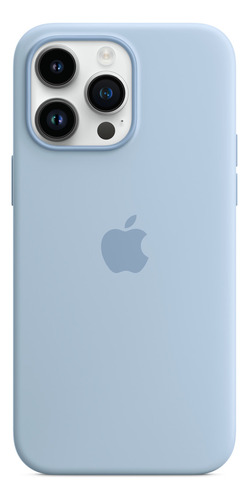 Forro Apple iPhone 13 Pro Max Magsafe Color Azul Silicone 