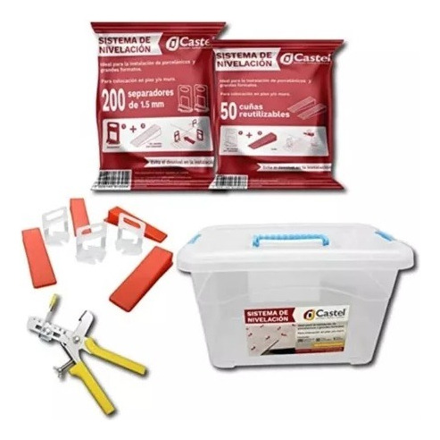  Kit Nivelador 1mm Para Porcelanatos Y Ceramicas 