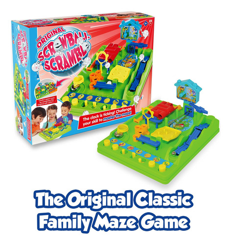 Tomy Games Screwball Scramble Marble Run Juego Para Niños -