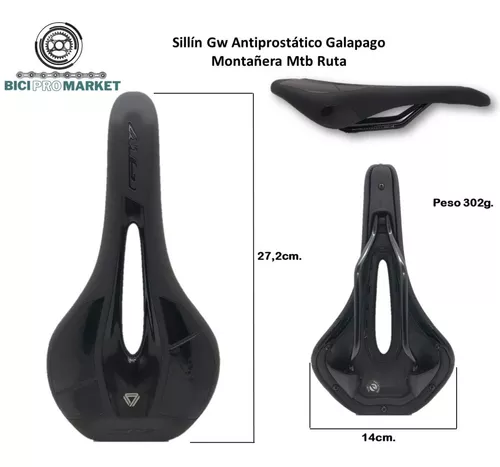 Sillin Bicicleta Gw Antiprostatico Para Mtb Ruta Galapago