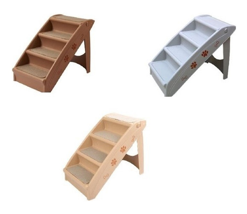 Escalera Plegable 4 Pisos Para Mascotas De Alta Resistencia