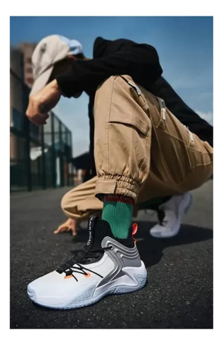 Zapatillas De Baloncesto Transpirables Caña Alta Para Hombre