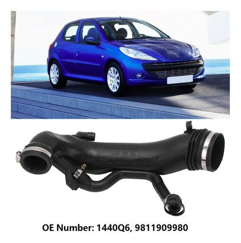 Ga 1. Manguera Admisión Turbo Peugeot 3008 1440q6 Caucho
