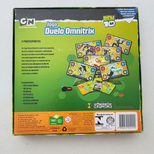 Jogo Ben 10 Duelo Omnitrix Completo Boneco Brinquedo Usado (Usado)