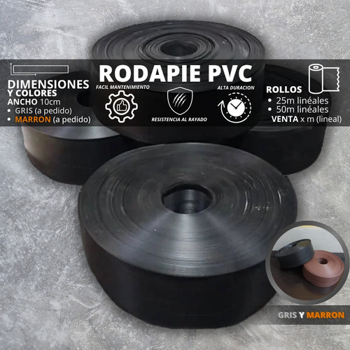 Rodapiés Flexibles Pvc  Resistencia Y Versatilidad