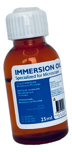 Aceite De Inmersion De Microscopio Premium Para Olympus, Ni